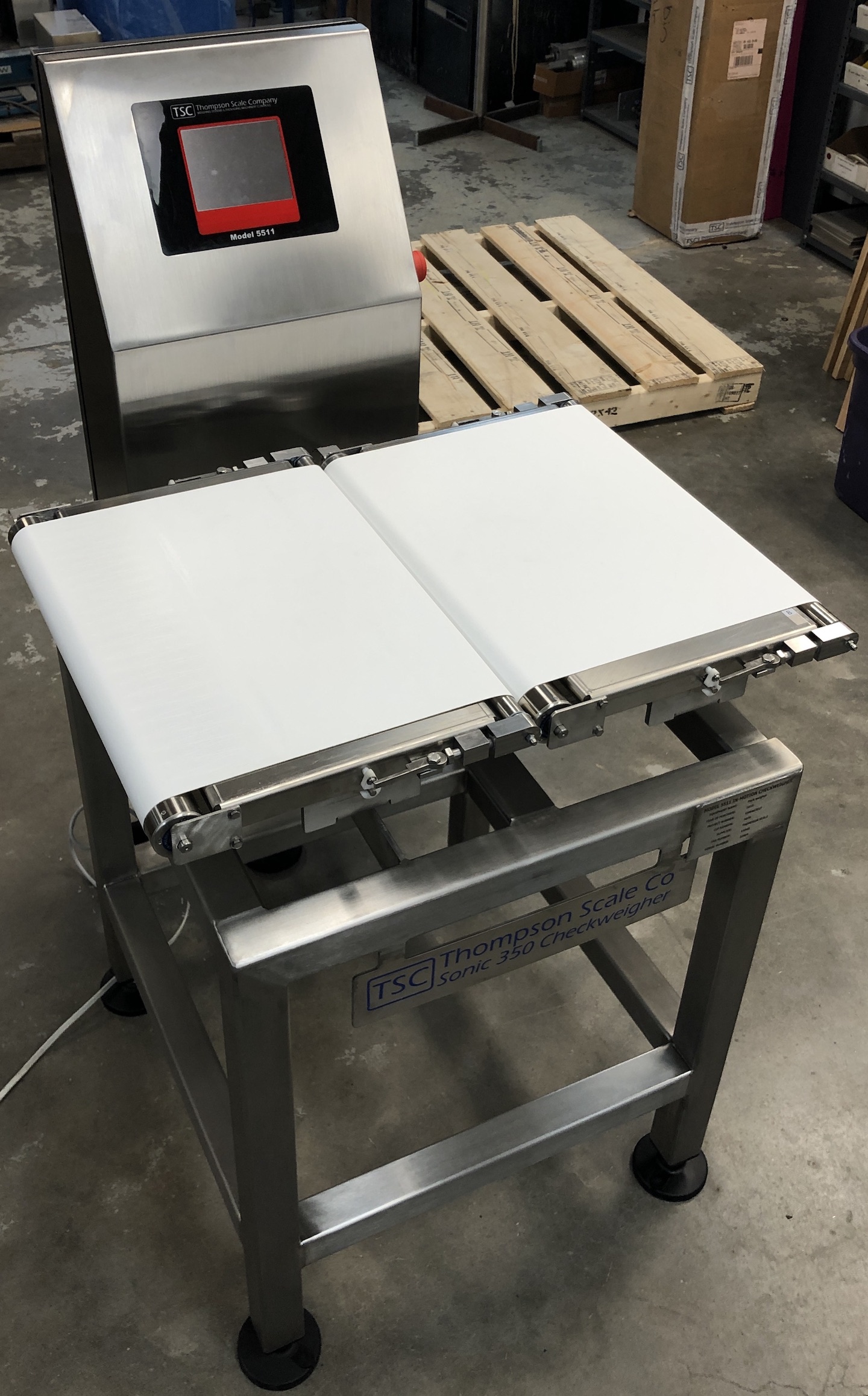 Wide Belt Sonic 350 Checkweigher