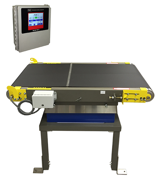 Conveyor scale outlet