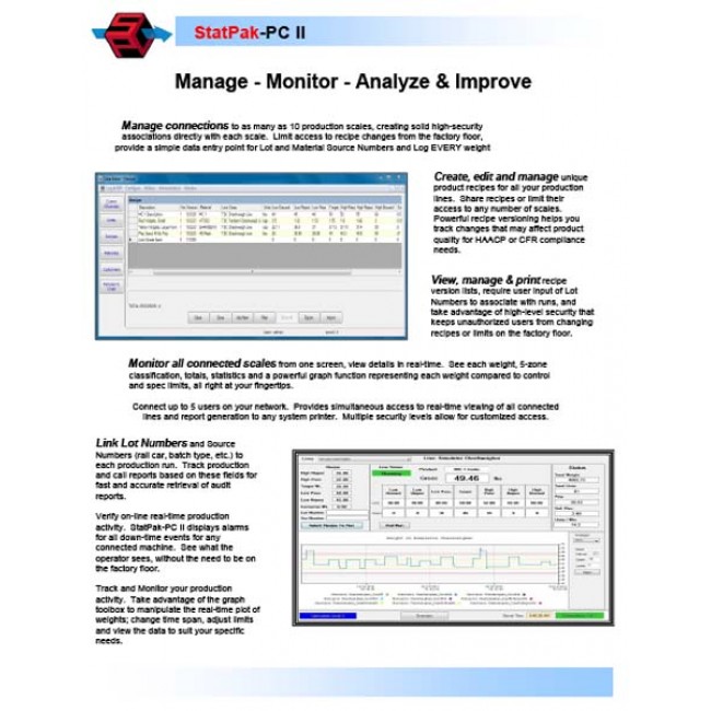 StatPak-PC Software - Thompson Scale Company - Checkweighers